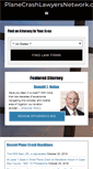 Mobile Screenshot of planecrashlawyersnetwork.com